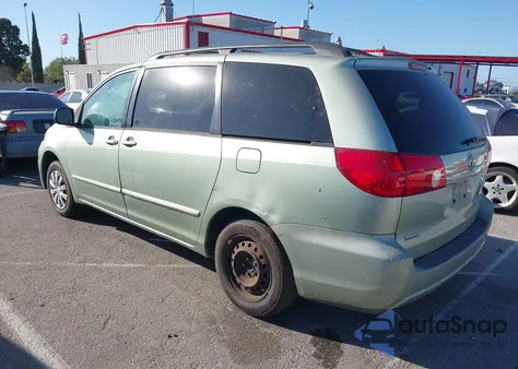 2007 Toyota Sienna Le из США, поврежденный, VIN 5TDZK23C17S071217